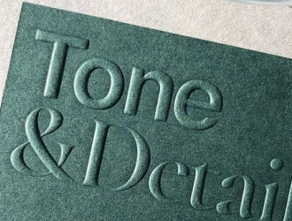 Embossing finish