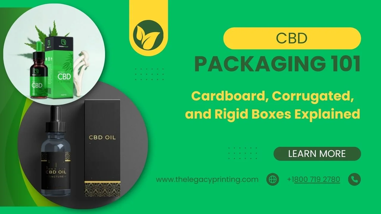 CBD Packaging 101: Cardboard, Corrugated, and Rigid Boxes Explained