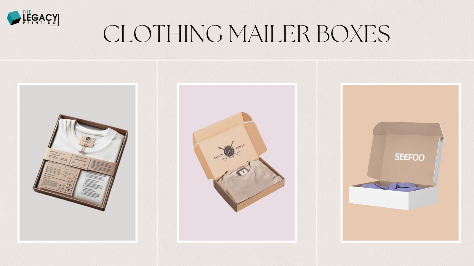 The Ultimate Guide to Clothing Mailer Boxes