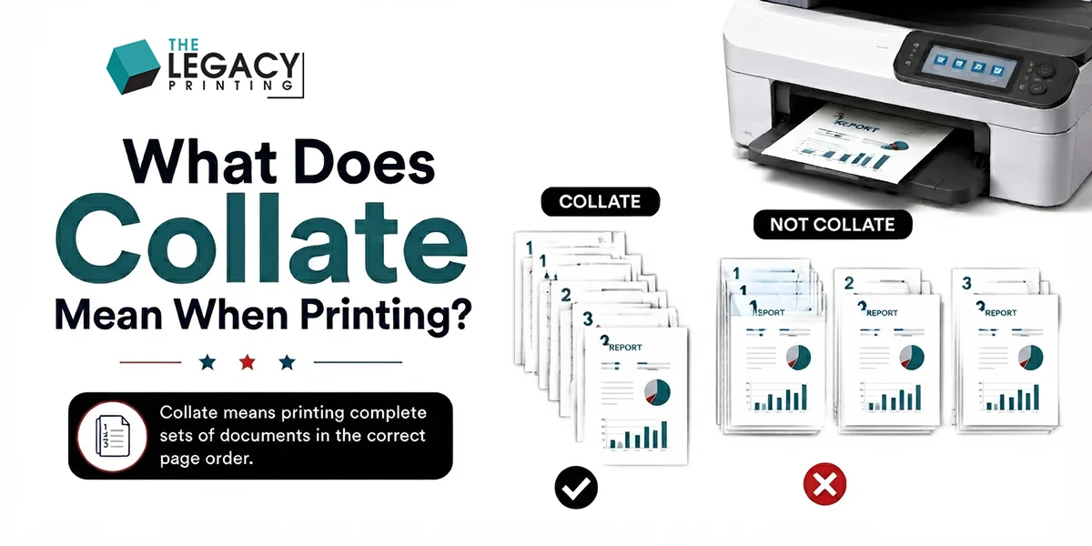 What Does Collate Mean When Printing? Complete Guide