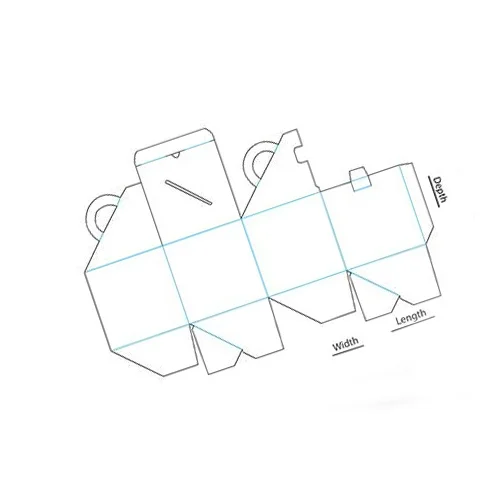 cube shaped carrier template