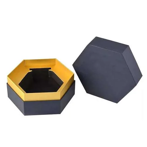 custom hexagon rigid boxes