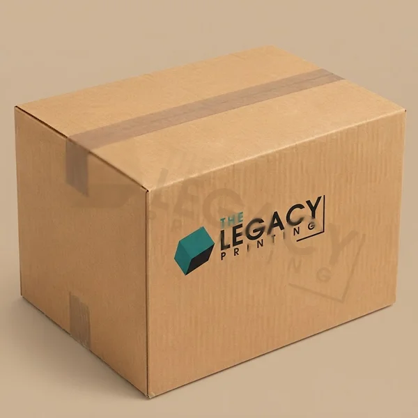 custom printed xx corrugated kraft shipping box