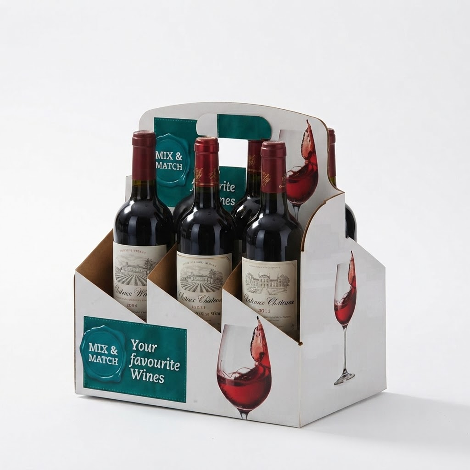 custom six pack bottle carrier