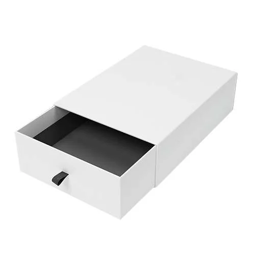 custom sleeve rigid box with ribon