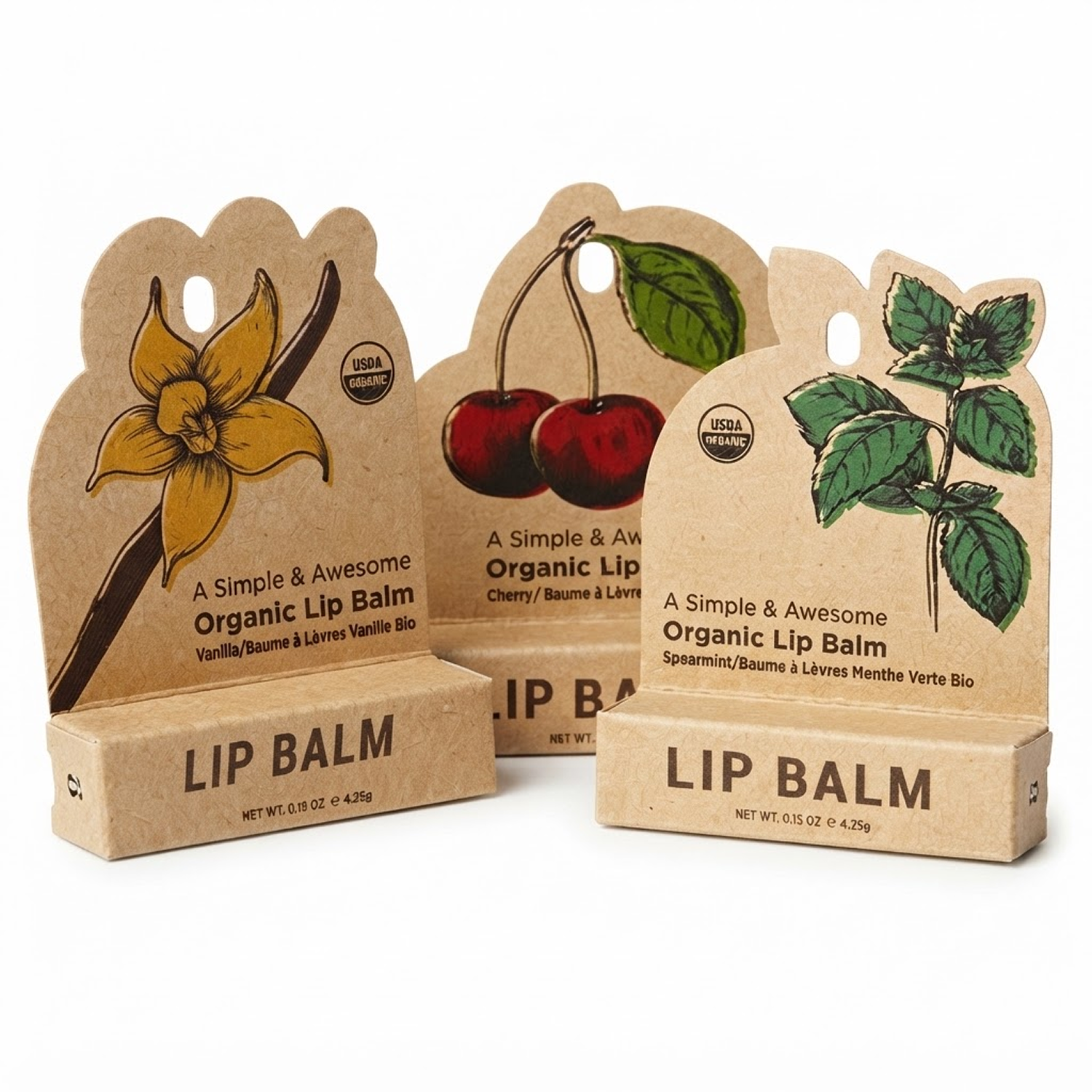 eco friendly lip balm box