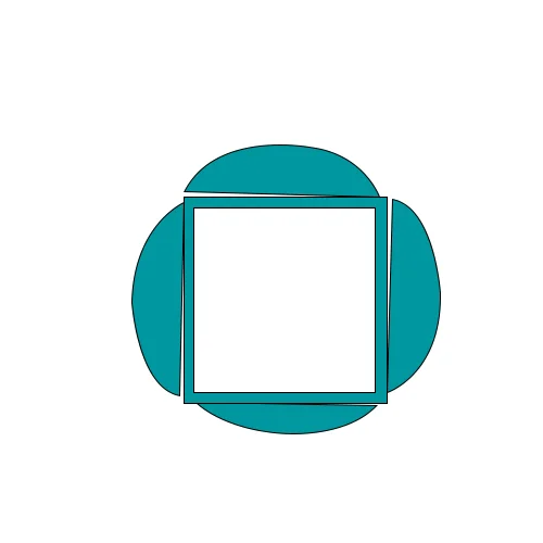 half circular interlocking printing