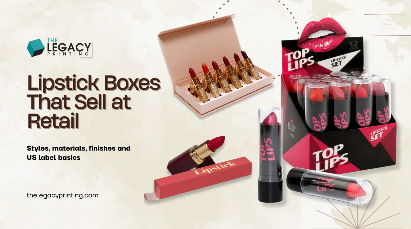 How To Package Lipstick For Retail Sale: Box Styles Guide