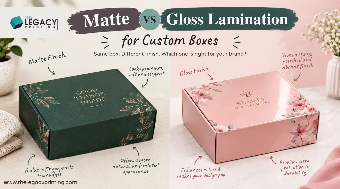 Matte Vs Gloss Lamination: Pick The Right Box Finish