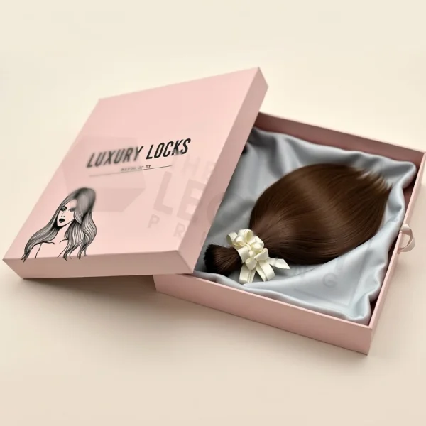 personalized wig boxes with logo