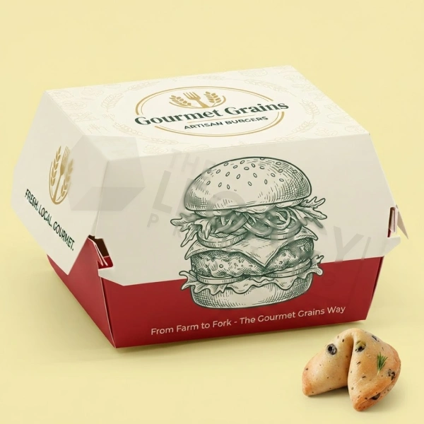 printed burger boxes