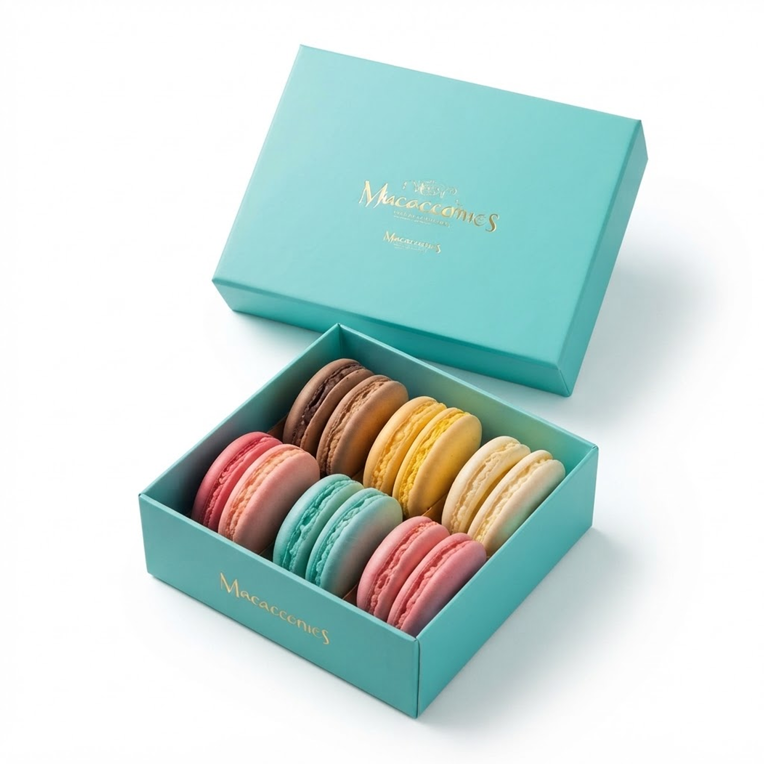 printed macaron boxes