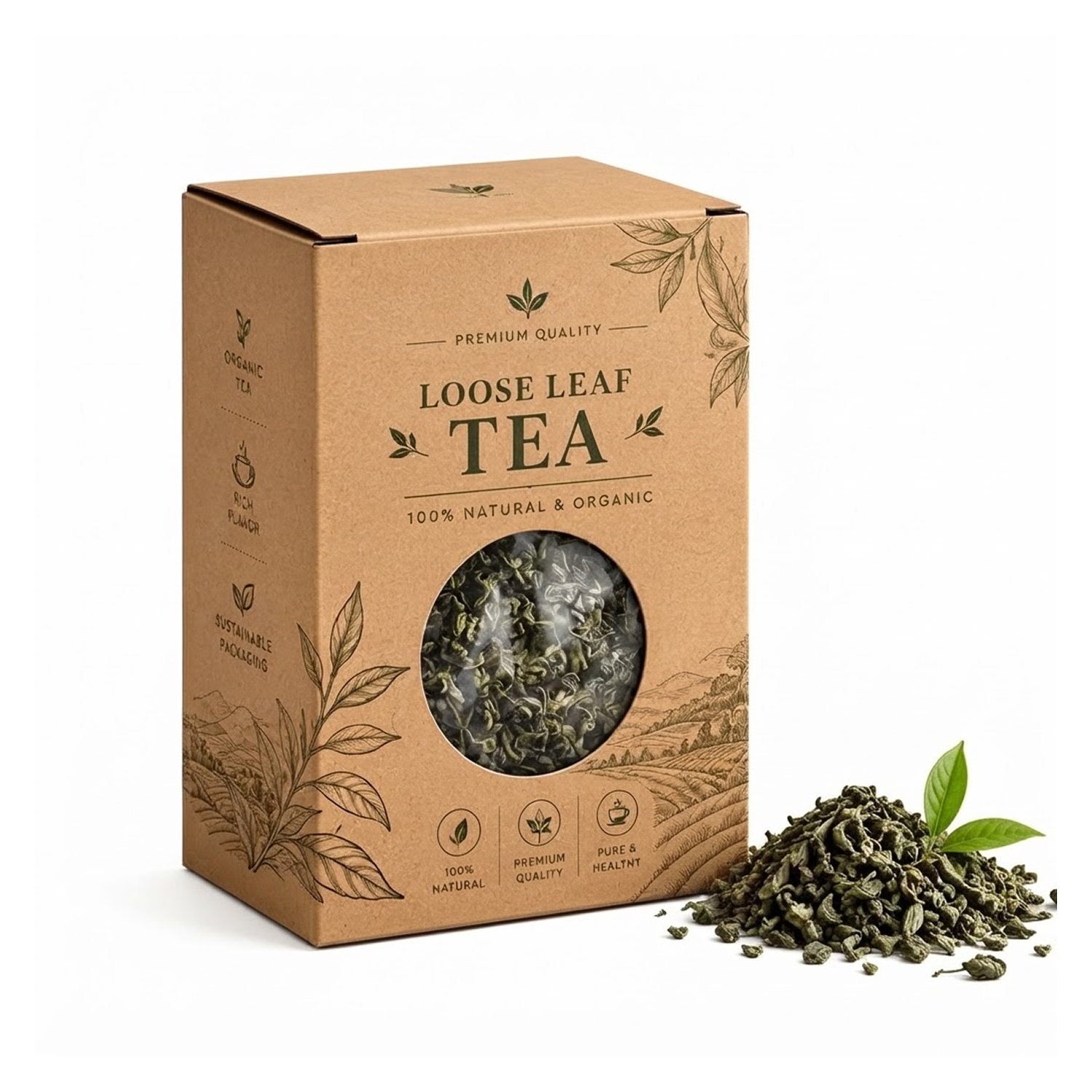 printed tea boxes