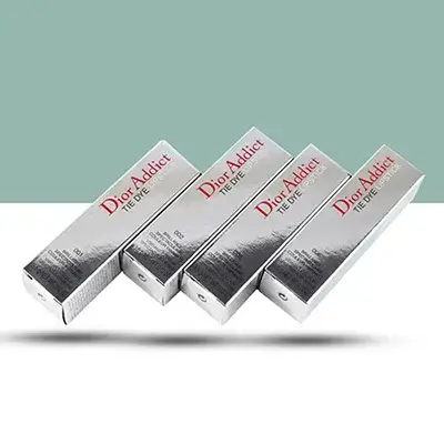 silver foil box for food packaging