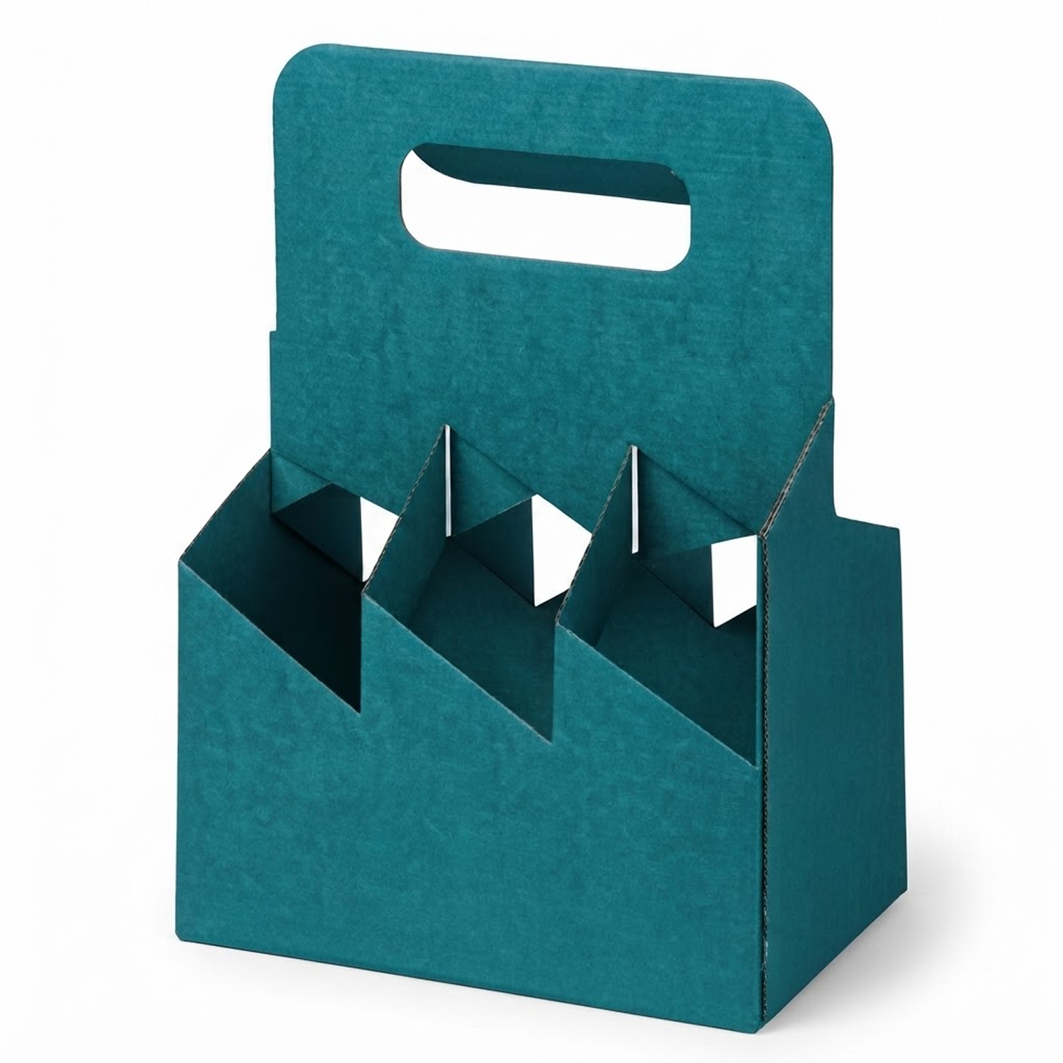 six pack kraft vine bottle carrier