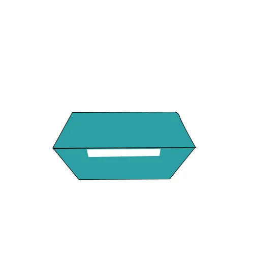 sleeve with tapered side panel bulk